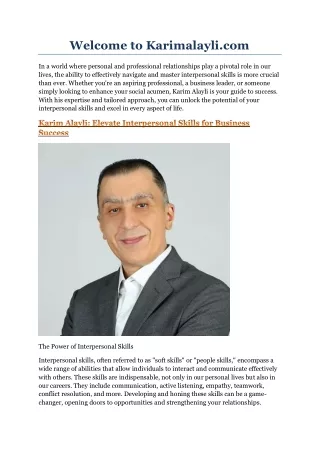 welcome to karimalayli com