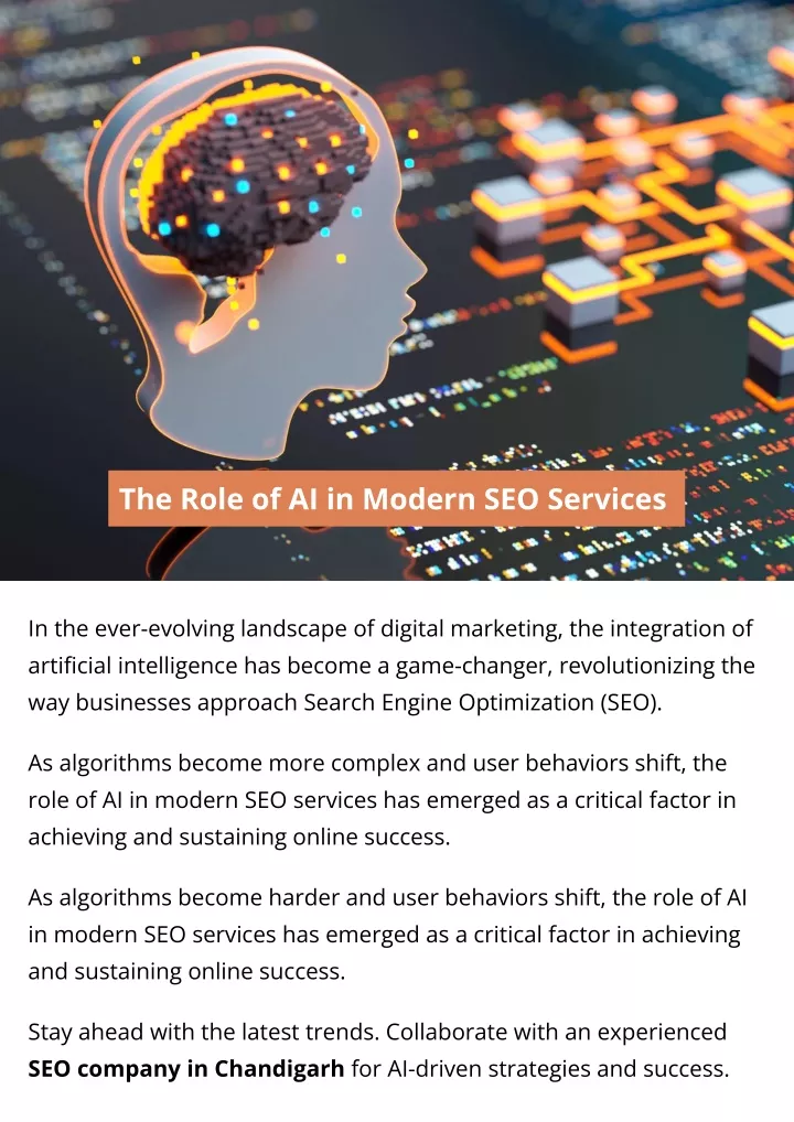 the role of ai in modern seo services