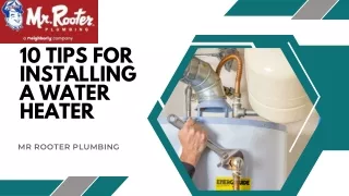 10 Tips for Installing a Water Heater
