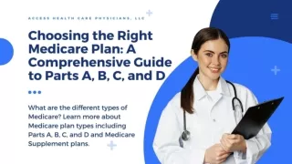Medicare Parts  Learn About Parts A, B, C and D - Access Health Care Physicians, LLC