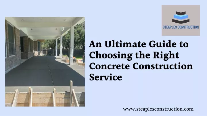 an ultimate guide to choosing the right concrete