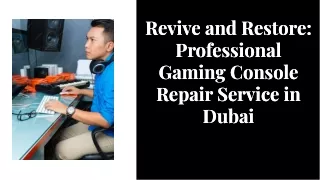 Professional Gaming Console Repair Service in Dubai | 045864033