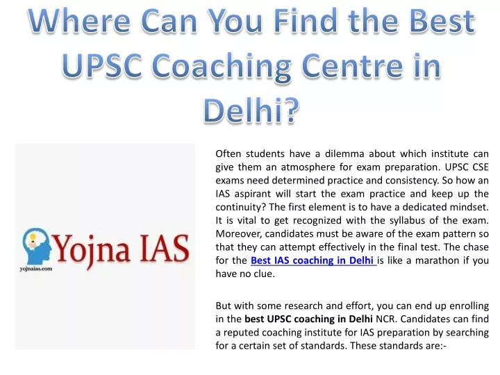 where can you find the best upsc coaching centre