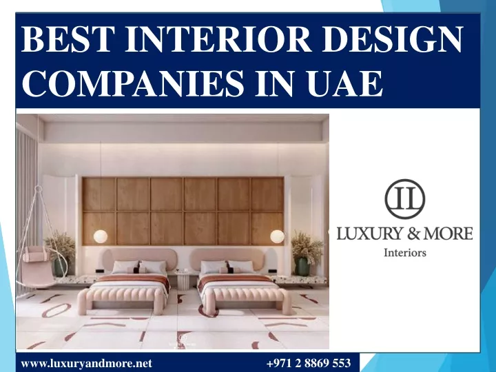 best interior design companies in uae