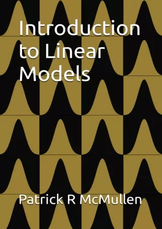 PDF/READ Introduction to Linear Models