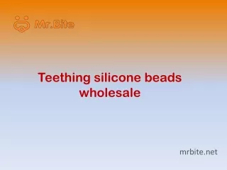 Teething silicone beads wholesale