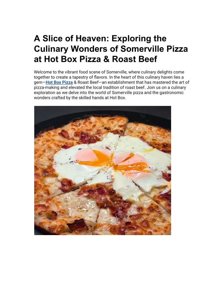a slice of heaven exploring the culinary wonders