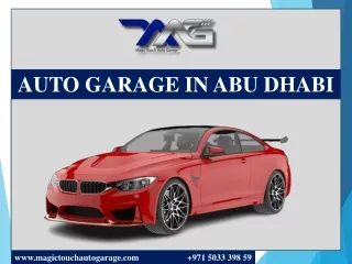 AUTO GARAGE IN ABU DHABI