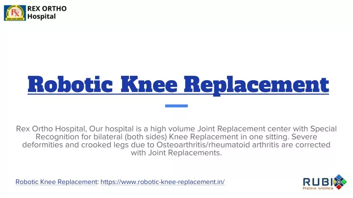 robotic knee replacement