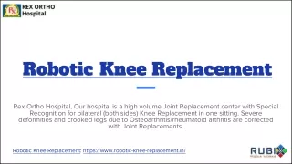Robotic Knee Replacement | www.robotic-knee-replacement.in