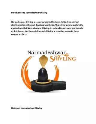 Narmadeshwar Shivling / Shivansh Narmada Shivling