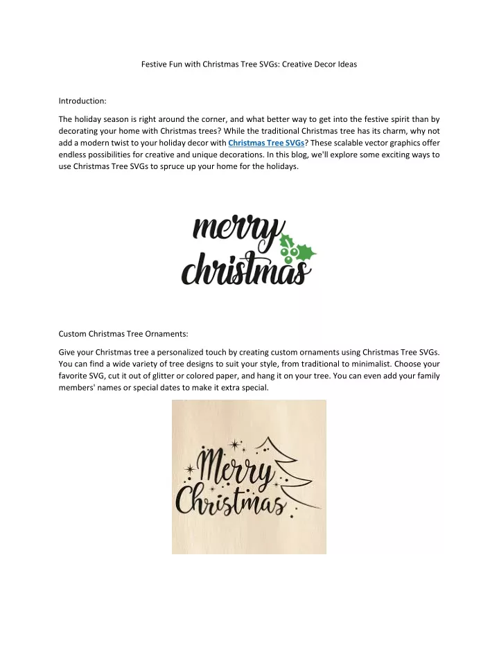 festive fun with christmas tree svgs creative