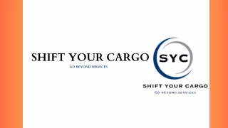 SHIFT YOUR CARGO