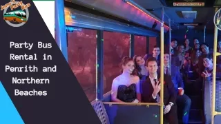 Party Bus Rental in Penrith and Northern Beaches