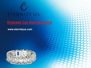Exquisite Emerald Cut Eternity Bands - www.eternityus.com