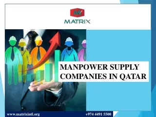 MANPOWER SUPPLY COMPANIES IN QATAR