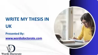 write my thesis in uk