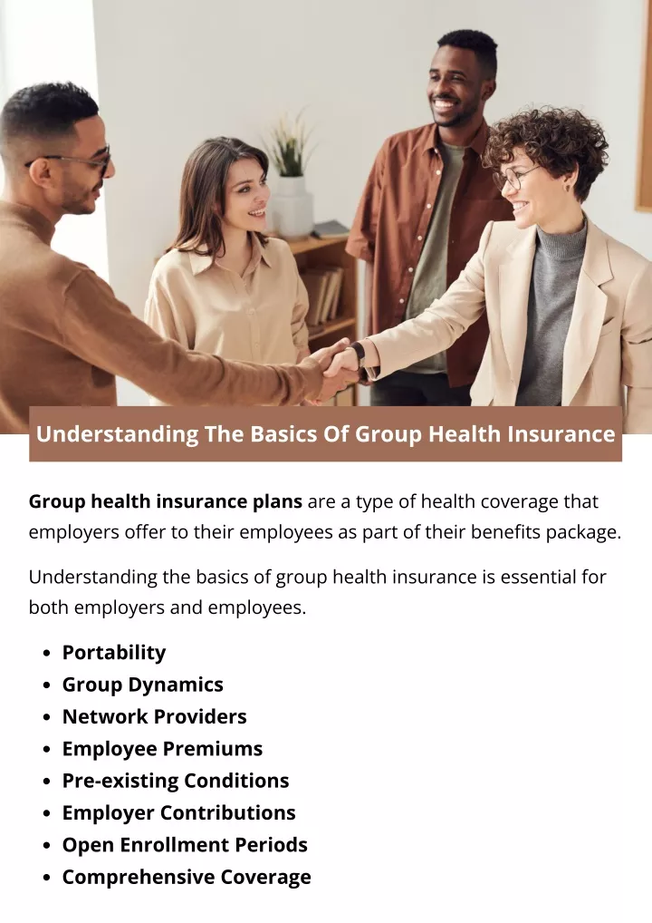 understanding the basics of group health insurance