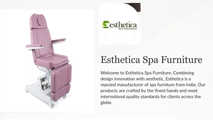 esthetica spa furniture