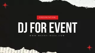 DJ for event