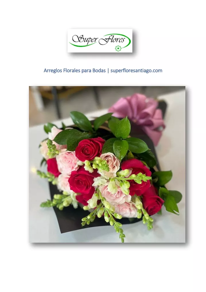 arreglos florales para bodas superfloresantiago