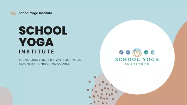 school yoga institute