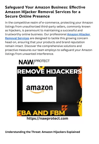 safeguard your amazon business e ective amazon