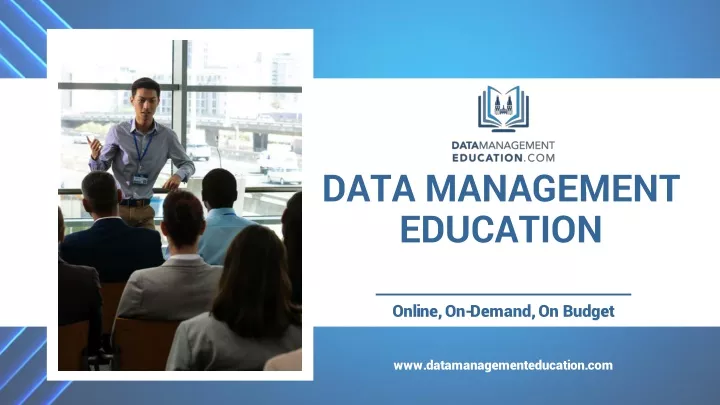 data management education