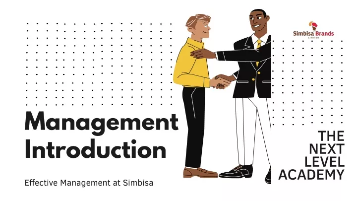 management introduction