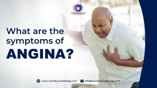 What are the symptoms of angina?