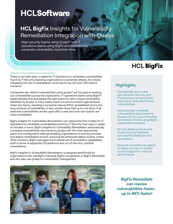 hcl bigfix insights for vulnerability remediation