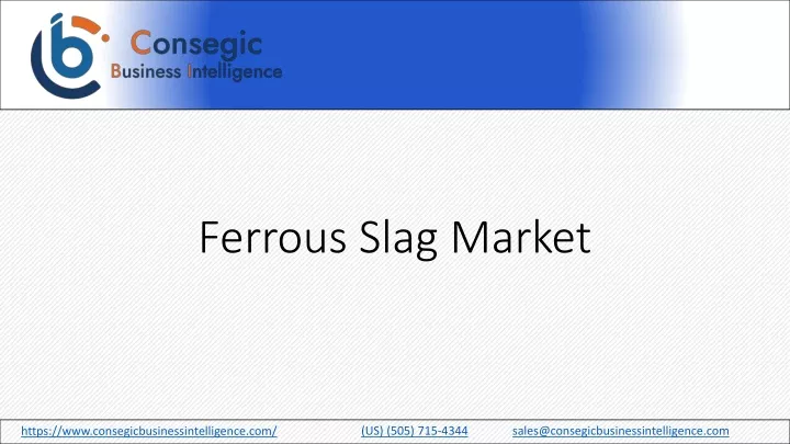 ferrous slag market
