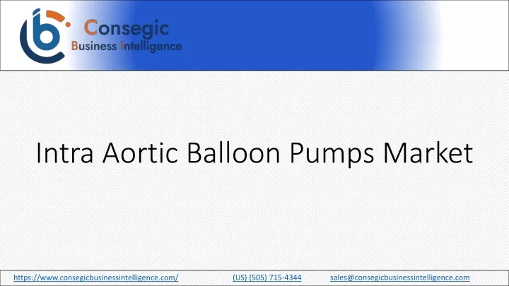 intra aortic balloon pumps market
