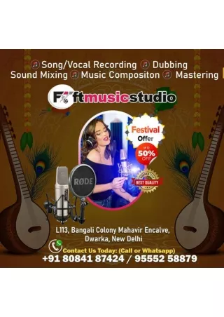 Music Production Studio in Delhi NCR