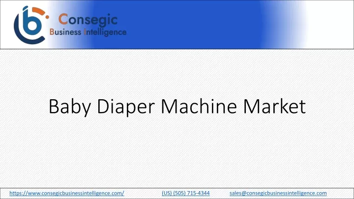 baby diaper machine market