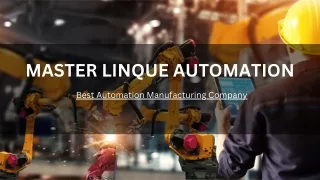 Best Automation Manufacturing Compamy