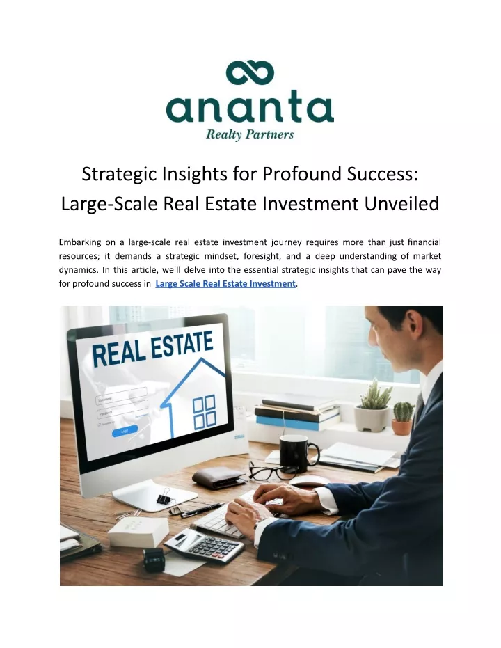 strategic insights for profound success large