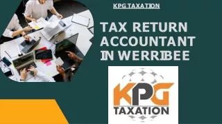 Tax Return Accountant in Werribee