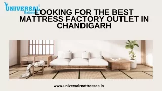 Looking For the Best Mattress Factory Outlet in Chandigarh