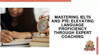 mastering ielts and pte elevating language