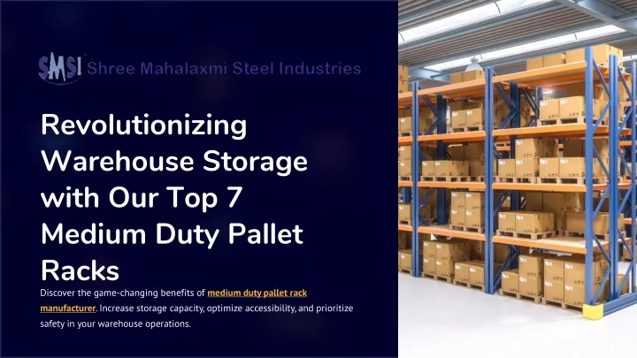 revolutionizing warehouse storage with