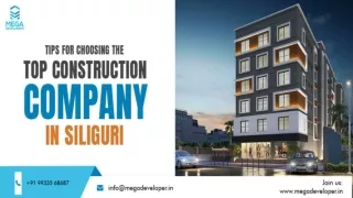 Tips for Choosing the Top Construction Company in Siliguri