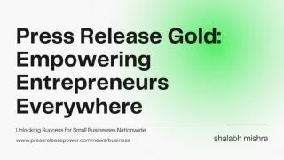 Press Release Gold Unlocking Success for Small Businesses in the USA in 2023