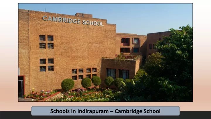 sc hools in indirapuram cambridge school