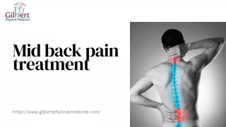 Harmony for Your Spine: Discovering Effective Mid Back Pain Treatment