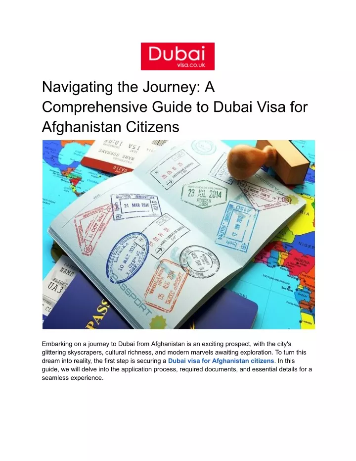 PPT - Navigating the Journey: A Comprehensive Guide to Dubai Visa for 