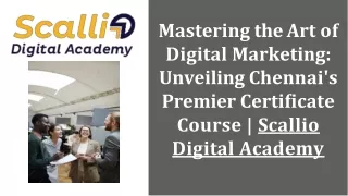 Best Digital Marketing Certificate Course in Chennai