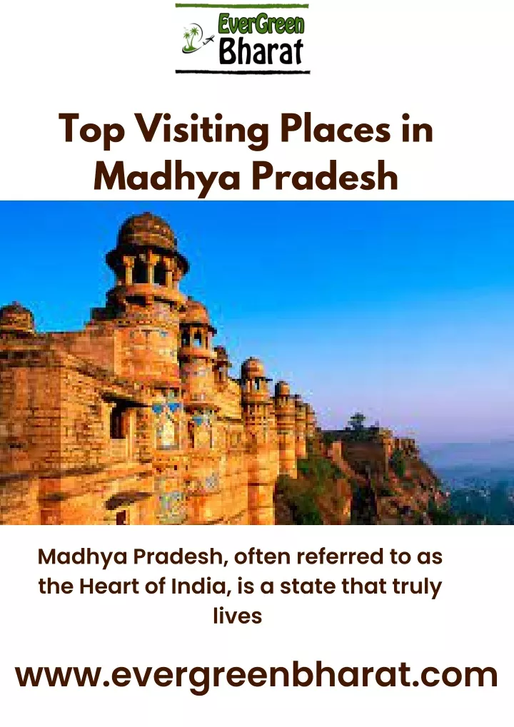 top visiting places in madhya pradesh