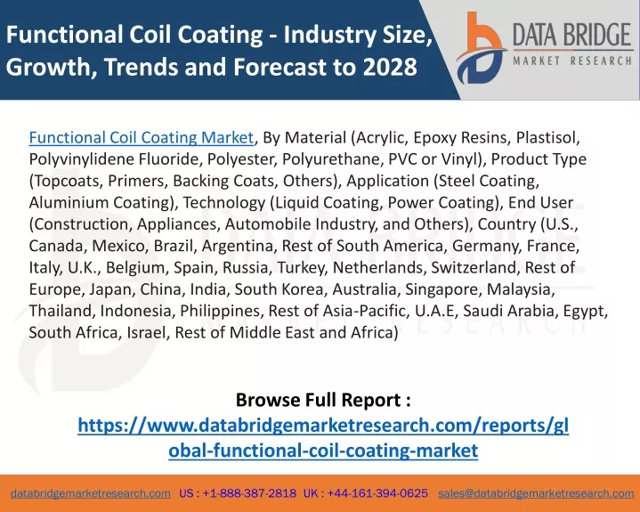 functional coil coating industry size growth