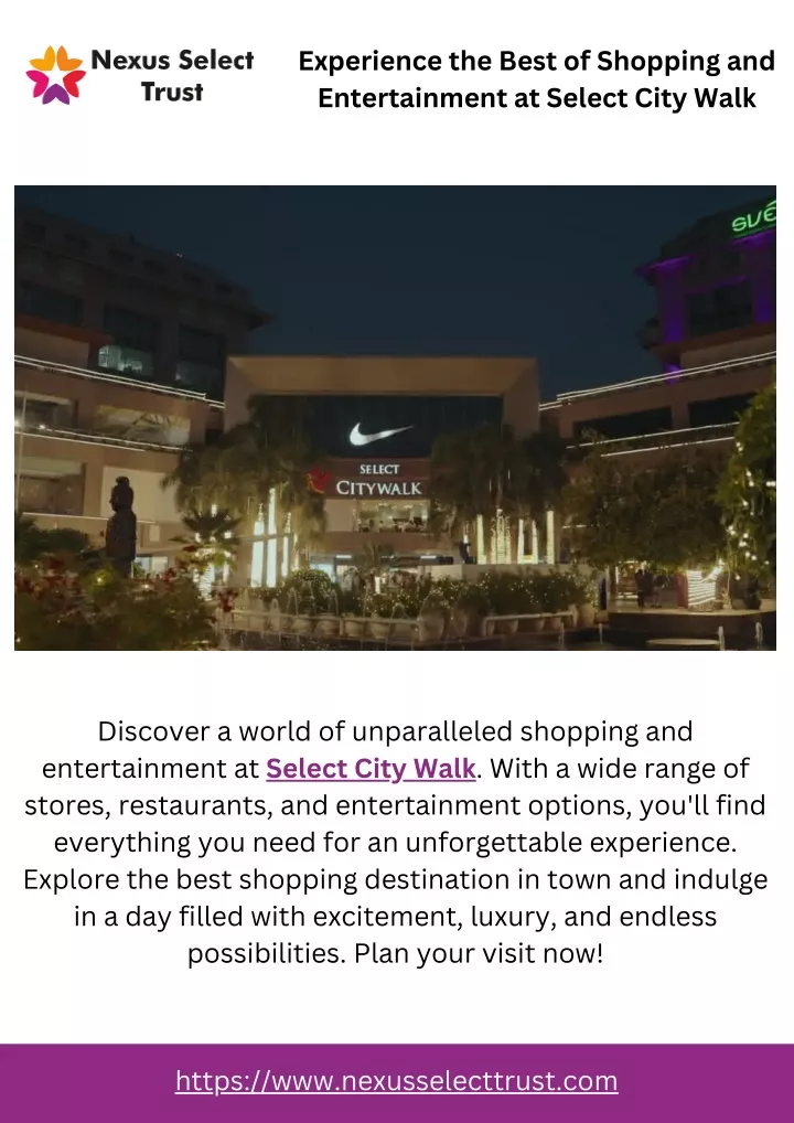 experience the best of shopping and entertainment